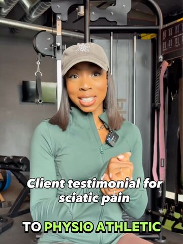 Client testimonial for sciatic pain. If you have back pain or sciatica here’s your sign to come and get it assessed. There’s so many things we can do to help reduce your pain and get you back to lift…