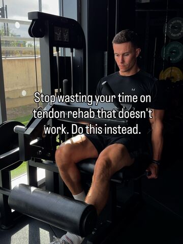 Stop wasting months resting your tendon. I see it all the time. Achilles pain, knee pain, elbow pain. You rest it, it feels better, then it flares up the second you get back to training. Rest, wait,…