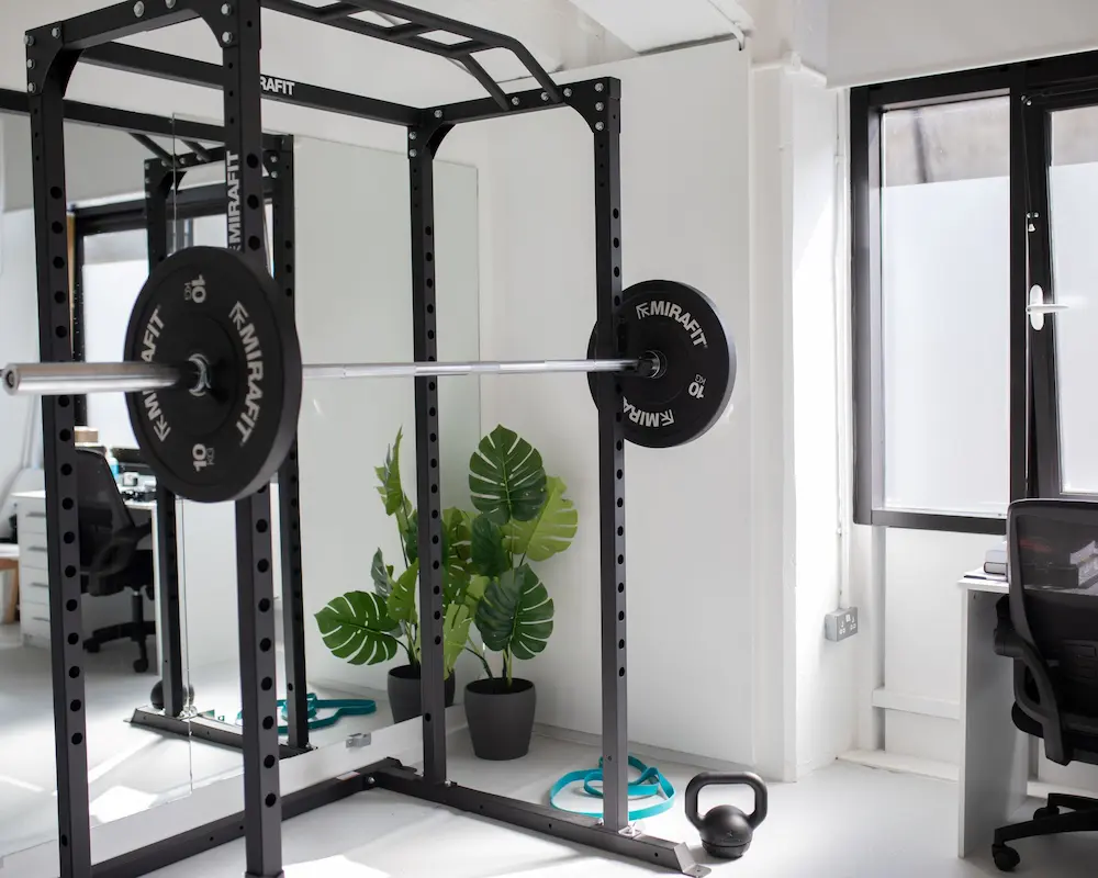 Power rack in the gym at Physio Athletic